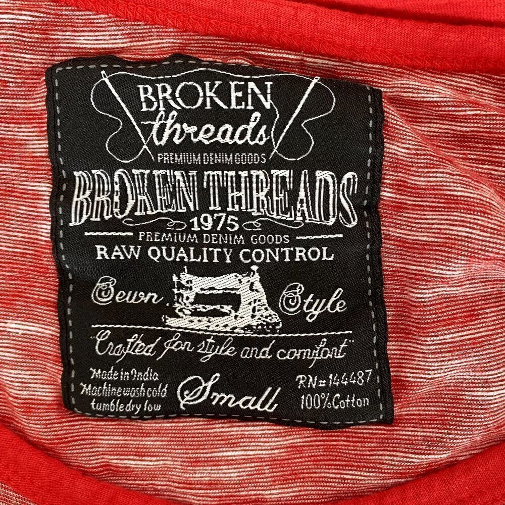 Broken Threads Red Patriotic Pocket Tank S - Picture 2 of 7